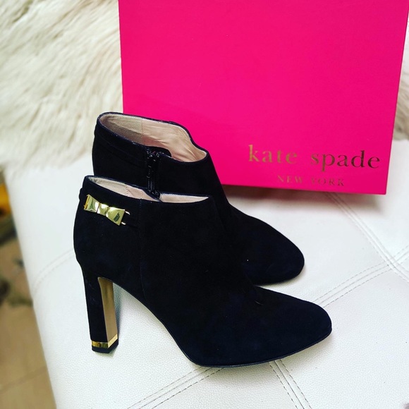 designer black booties